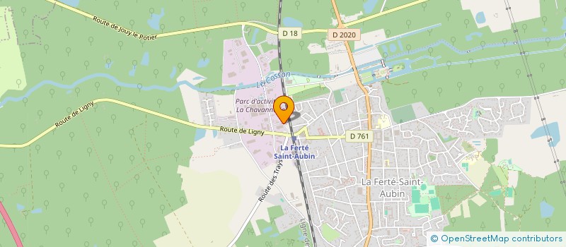 localisation de l'entreprise LES RUCHES ROYALES à LA FERTE-SAINT-AUBIN