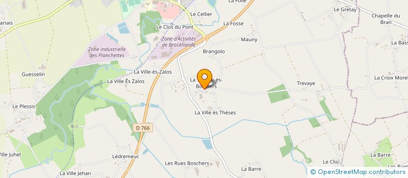 localisation de l'entreprise LES RUES BOSCHERS à MAURON