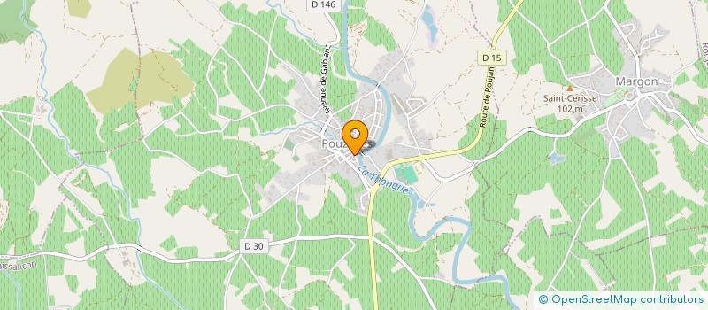 localisation de l'entreprise LES RUILLIERS à POUZOLLES