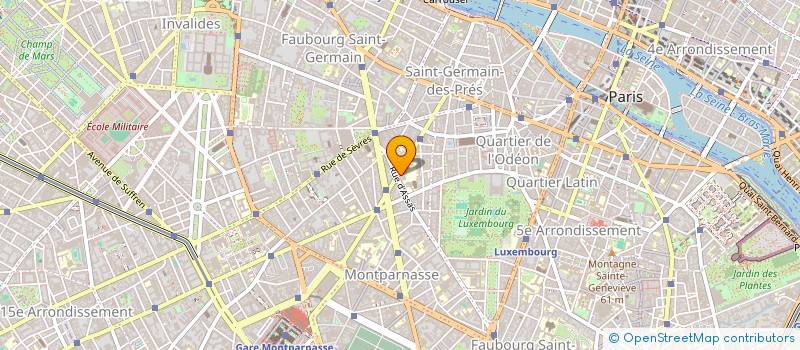 localisation de l'entreprise LES RUINES DE CARTHAGE  PARIS