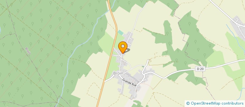 localisation de l'entreprise LES RUISSEAUX  VILLY-LE-MOUTIER