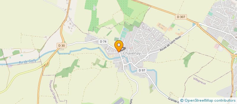 localisation de l'entreprise LES RUISSELETS à CHAVENAY