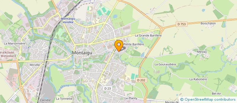 localisation de l'entreprise LES RUNNERS DE LA DIGUE à MONTAIGU-VENDEE