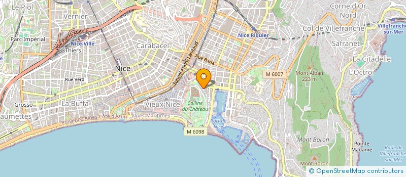 localisation de l'entreprise LES RUNNING BOTTLES à NICE