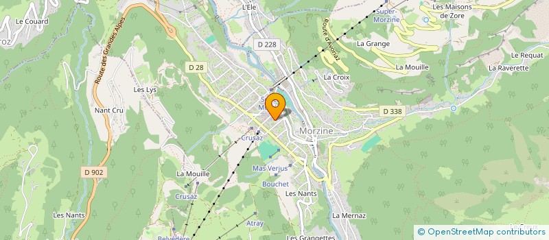 localisation de l'entreprise LES RZULES à MORZINE