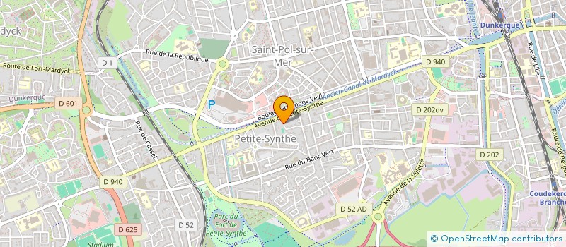 localisation de l'entreprise LES S CINQ à DUNKERQUE