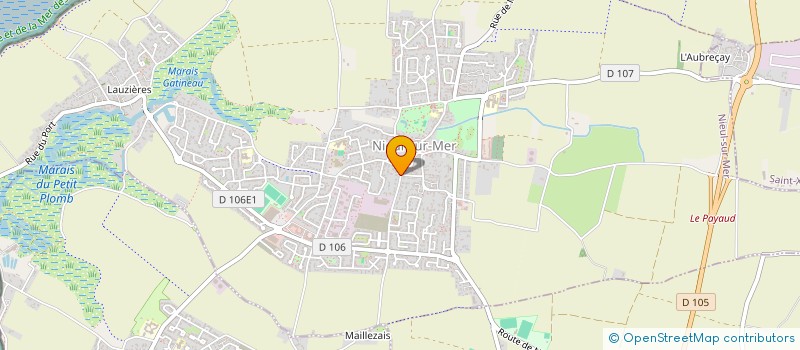 localisation de l'entreprise LES SABLES  NIEUL-SUR-MER