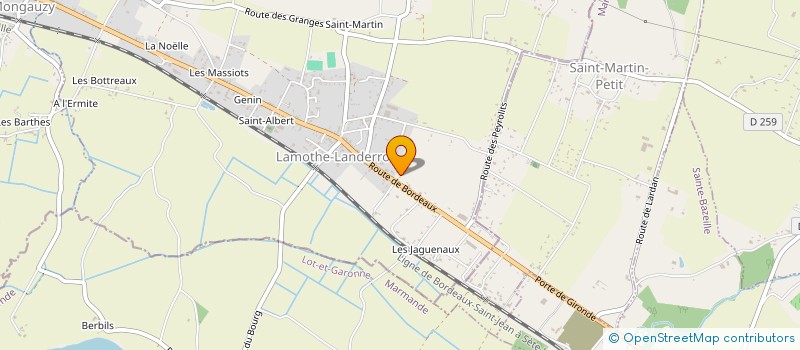 localisation de l'entreprise LES SABLES  MORIZES