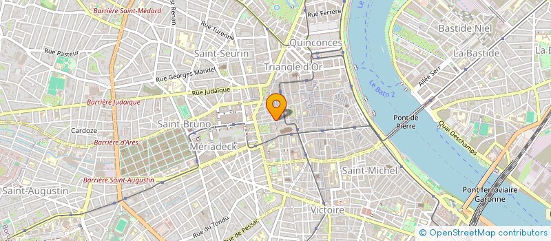 localisation de l'entreprise LES SABLES  BORDEAUX