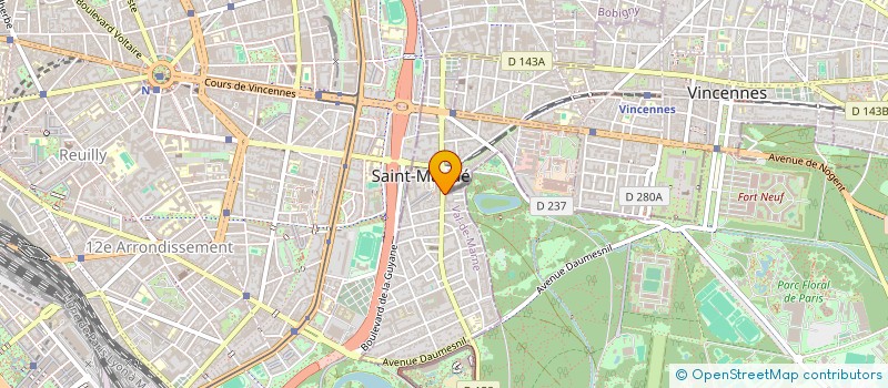 localisation de l'entreprise LES SABLES D ALLONNES  SAINT-MANDE