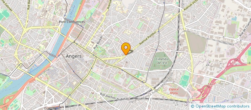 localisation de l'entreprise LES SABLES D OR à ANGERS