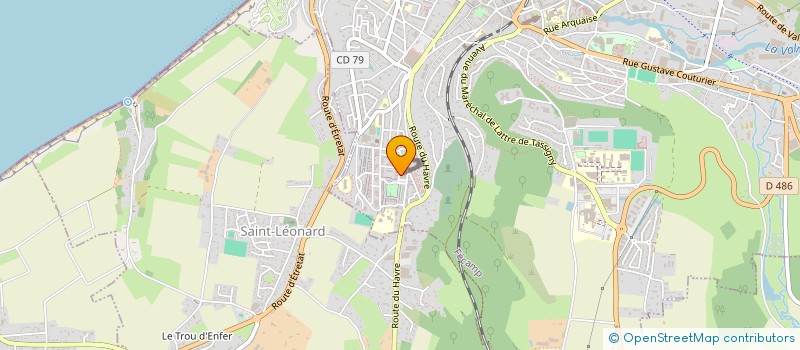 localisation de l'entreprise LES SABLES D OR à FECAMP