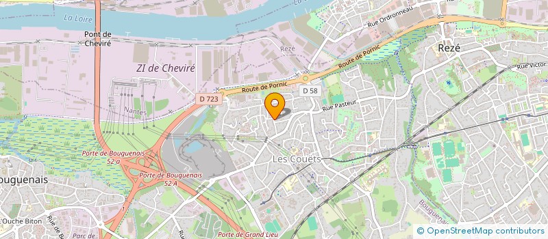 localisation de l'entreprise LES SABLES D'OR à BOUGUENAIS