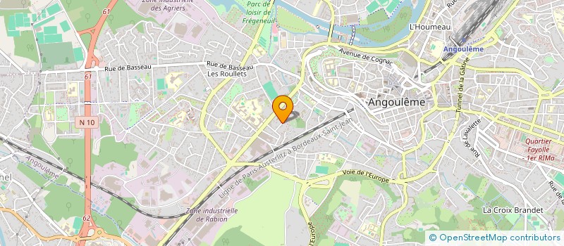 localisation de l'entreprise LES SABLES DE DOMINO à ANGOULEME