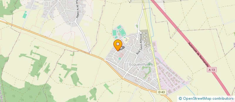 localisation de l'entreprise LES SABLES DE PAU  ECQUEVILLY