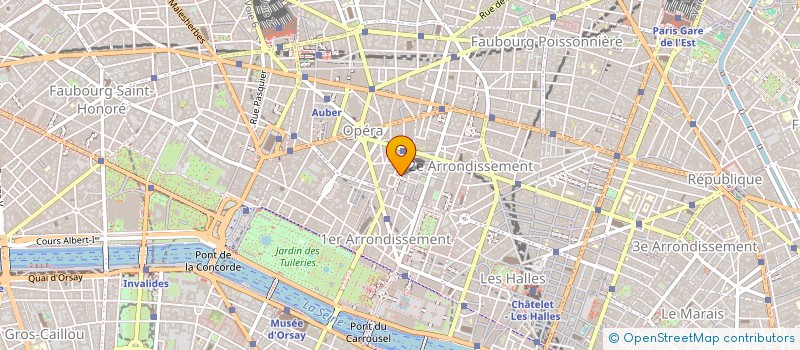 localisation de l'entreprise LES SABLES DE RE à PARIS