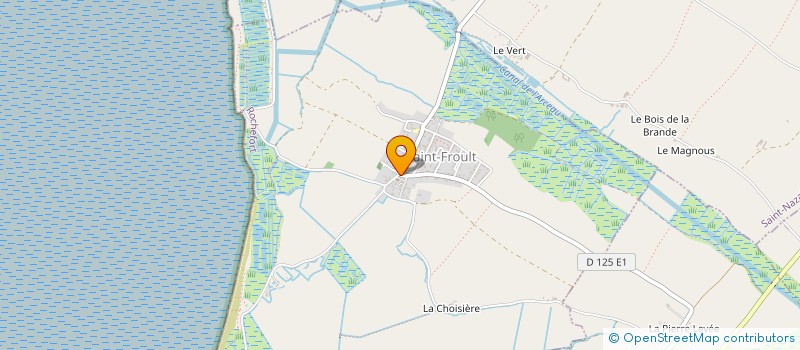 localisation de l'entreprise LES SABLES DE SAINT-FROULT  SAINT-FROULT