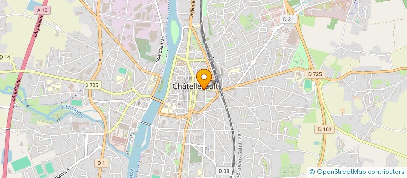 localisation de l'entreprise LES SABLES-DIET  CHATELLERAULT