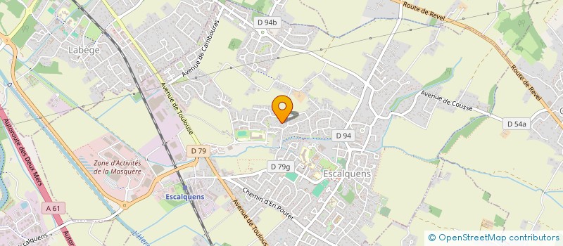 localisation de l'entreprise LES SABLES DU MOULIN A VENT  ESCALQUENS