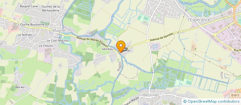 localisation de l'entreprise LES SABLES TRANSPORT à NIORT