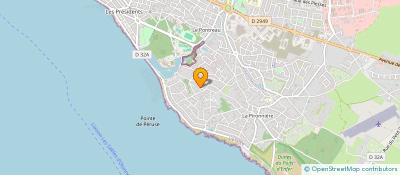 localisation de l'entreprise LES SABLES VENDEE TENNIS DE TABLE (LSVTT) à LES SABLES D'OLONNE