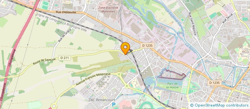 localisation de l'entreprise LES SABLETTES à AMIENS
