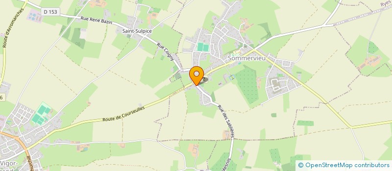 localisation de l'entreprise LES SABLIERES  SOMMERVIEU