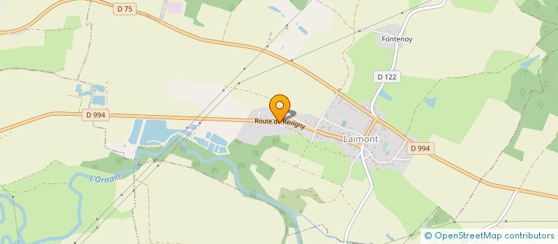 localisation de l'entreprise LES SABLIERES DE LAIMONT à LAIMONT