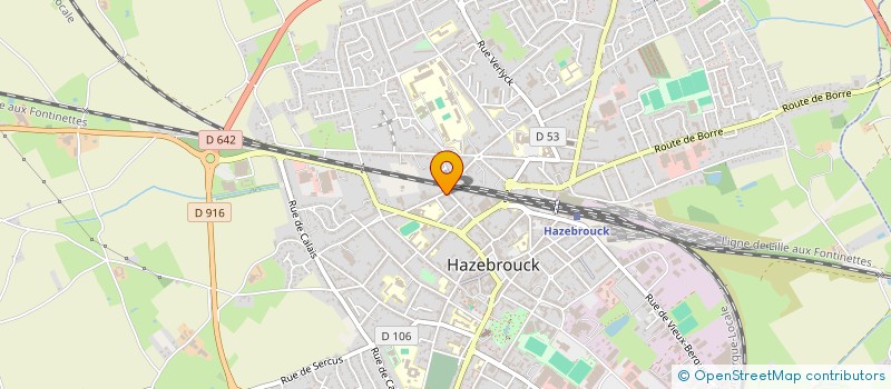 localisation de l'entreprise LES SABLONS  HAZEBROUCK