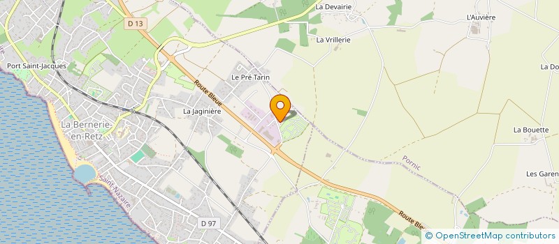 localisation de l'entreprise LES SABLONS à LA BERNERIE EN RETZ