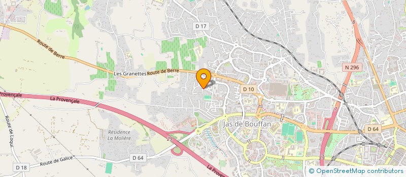 localisation de l'entreprise LES SABLONS à AIX-EN-PROVENCE