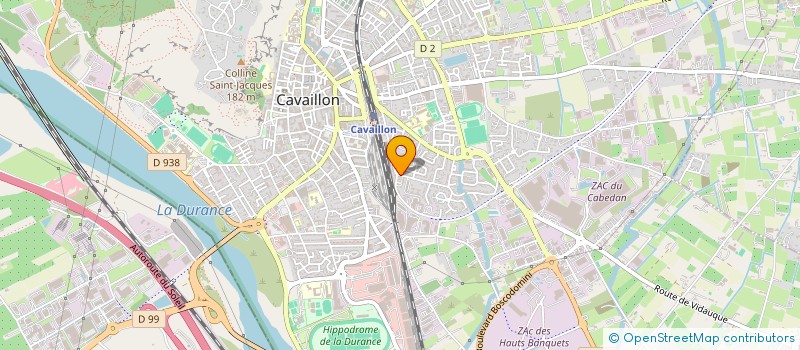localisation de l'entreprise LES SABLONS  CAVAILLON
