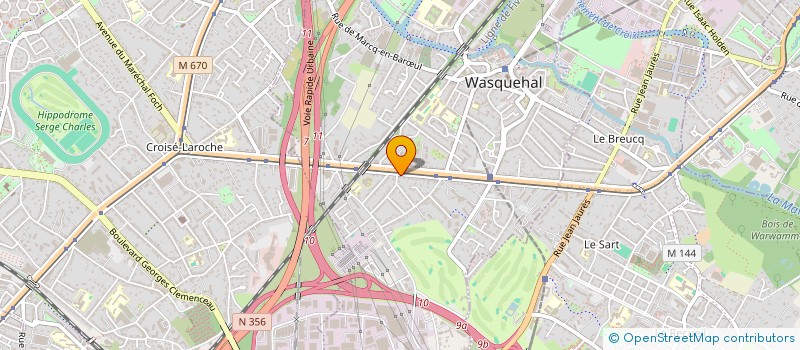 localisation de l'entreprise LES SABLONS  WASQUEHAL