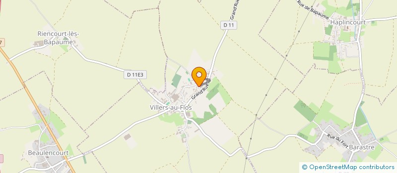 localisation de l'entreprise LES SABOTS DE LA LIBERTE  VILLERS-AU-FLOS