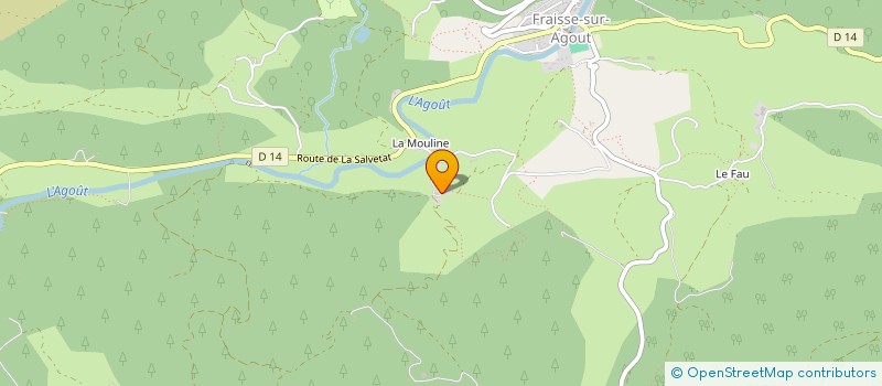 localisation de l'entreprise LES SABOTS DE LA ROQUE  LE SOULIE