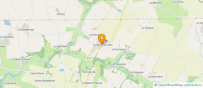 localisation de l'entreprise LES SABOTS DE LA VIE à LE POIRE-SUR-VIE