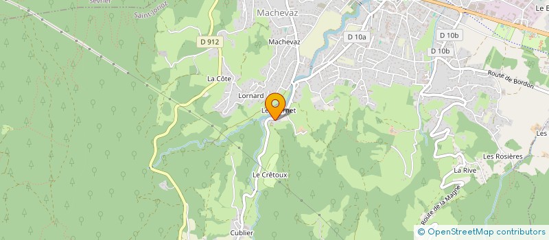 localisation de l'entreprise LES SABOTS DE VENUS à SAINT-JORIOZ