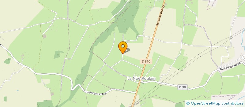 localisation de l'entreprise LES SABOTS NOENAIS  LA NOE-POULAIN