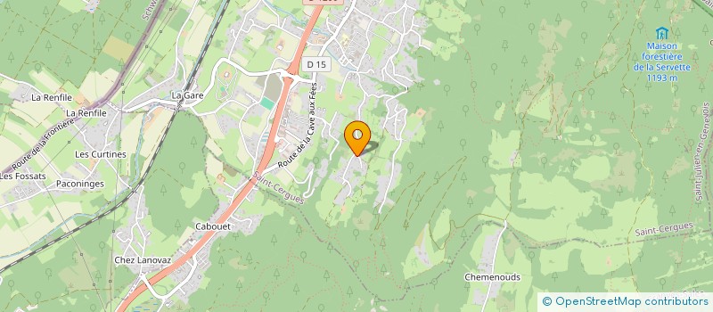 localisation de l'entreprise LES SABOTTES  MACHILLY