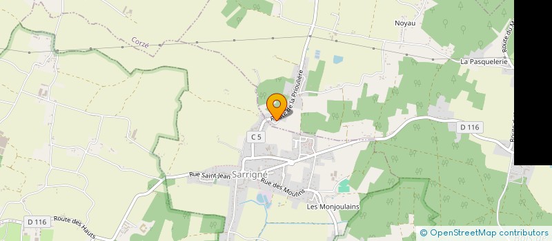 localisation de l'entreprise LES SABULOS  LOIRE-AUTHION