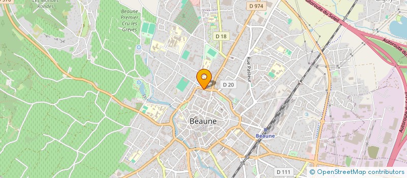 localisation de l'entreprise LES SACADO DE BEAUNE à BEAUNE