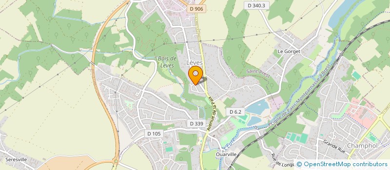 localisation de l'entreprise LES SACREES GAZELLES à GASVILLE-OISEME