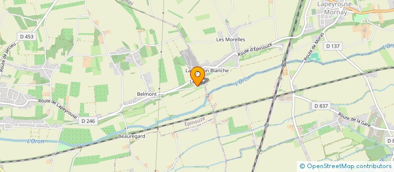 localisation de l'entreprise LES SAFRANIERS  EPINOUZE