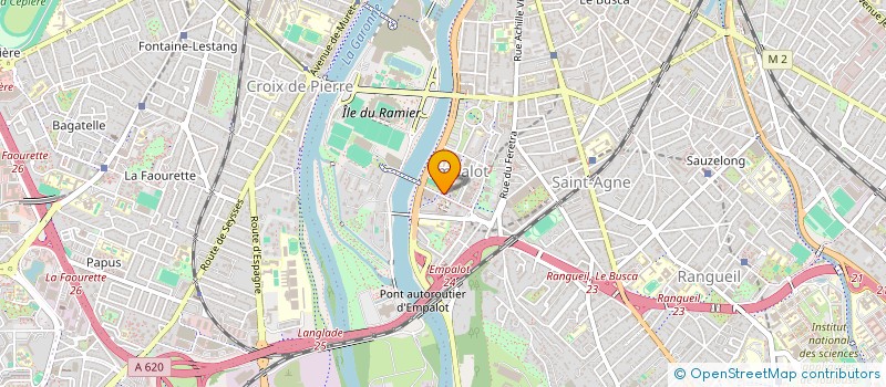 localisation de l'entreprise LES SAGES D'EMPALOT  TOULOUSE