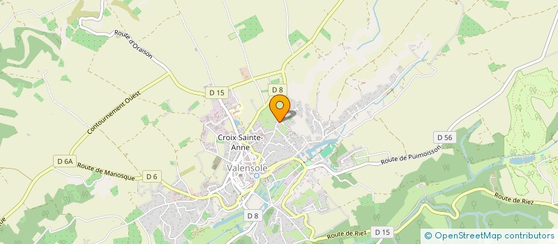 localisation de l'entreprise LES SAGITAIRES à VALENSOLE