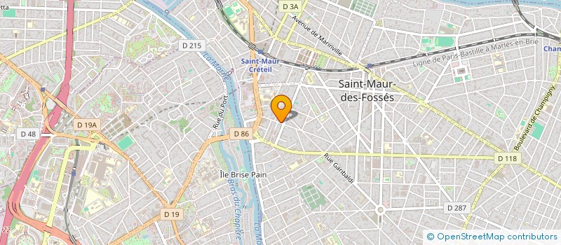 localisation de l'entreprise LES SAINT-MAURIENS DU BATIMENT à SAINT-MAUR-DES-FOSSES