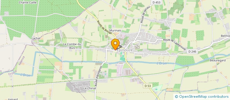 localisation de l'entreprise LES SAINT SORLINOIS DE FRANCE  SAINT-SORLIN-EN-VALLOIRE