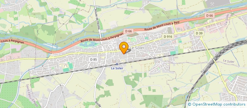 localisation de l'entreprise LES SAINTES  LE SOLER