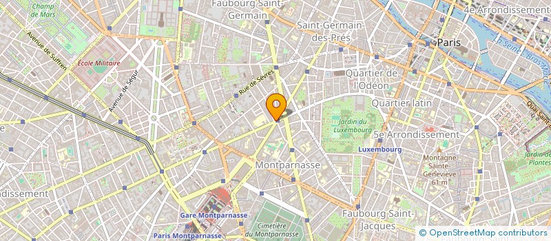 localisation de l'entreprise LES SAINTS CEDRES  PARIS