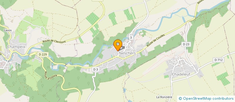 localisation de l'entreprise LES SAISONS  SAINT-DIERY